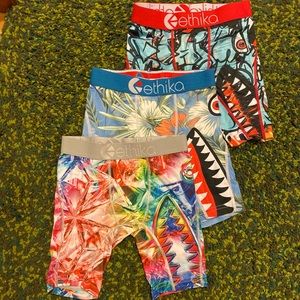 Ethika Boys undies lot of 3, size Medium